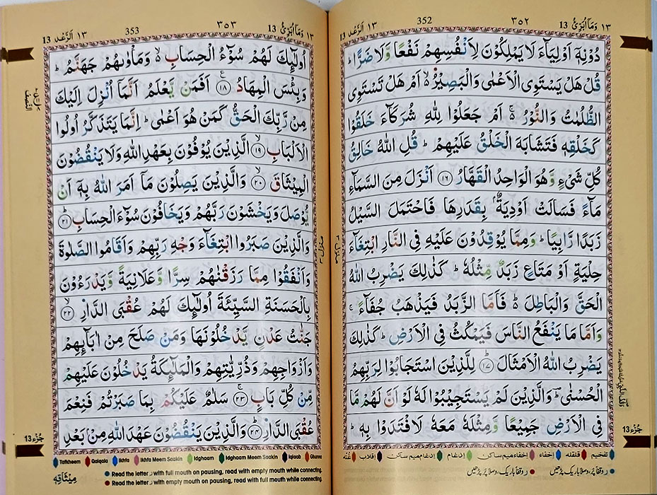 The Holy Quran No 23 Premium Colour Coded 13 Lines - Image 3